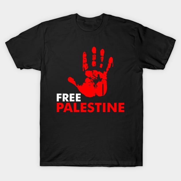 Free Palestine - Stop Massacre In Palestine And Stop Killing T-Shirt by mangobanana